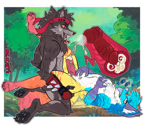 anal anal_penetration anthro bodily_fluids cum duo genital_fluids genitals male male/male male_penetrated male_penetrating male_penetrating_male penetration penile penile_penetration penis sex x-ray_view magikarpii epic_games fortnite dire_(fortnite) canid canine mammal adobe_photoshop_(artwork) digital_media_(artwork) hi_res
