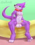 3_toes anthro buizel erection feet generation_4_pokemon genitals gobanire looking_at_viewer male mammal mustelid nintendo nipples nude otter paws penis pokemon pokemon_(species) ruby_the_buizel_(gobanire) solo tail toes