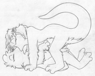 all_fours anthro barefoot barely_visible_genitalia barely_visible_vulva digitigrade duo eyes_closed feet female female_on_top genitals kiss_on_lips kissing lying male male/female male_on_bottom nude on_back on_bottom on_top side_view straddling vulva young young_anthro mizzyam jake_cottontail katie_kirster lagomorph leporid mammal mustelid otter rabbit graphite_(artwork) greyscale hi_res monochrome traditional_media_(artwork)