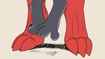 3_toes ambiguous_gender anthro claws curling_toes dangling_legs duo feet foot_focus fur implied_fucking male male/ambiguous offscreen_sex pawpads sex shadow simple_background toe_claws toes 60percentscalie dovak vauruk bat demon mammal scalie male_(lore)