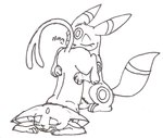 ambiguous_gender ass_up blush cunnilingus duo female female/ambiguous feral forehead_gem gem holding_partner markings onomatopoeia oral ring_(marking) sex sound_effects text vaginal thekitsuubi nintendo pokemon eeveelution espeon generation_2_pokemon pokemon_(species) umbreon monochrome sketch