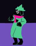 ambiguous_gender anthro clothing dancing duo gesture hand_gesture hat headgear headwear humor ok_sign parody prank scarf the_circle_game youarenotasquid deltarune epic_games fortnite orange_justice undertale_(series) ralsei susie_(deltarune) bovid caprine darkner goat mammal reptile scalie 2018 2d_animation animated crossover frame_by_frame meme rotoscoping short_playtime