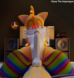 aircraft airplane anthro balls bed bedroom big_penis blue_body blue_eyes blue_fur clock clothing cowgirl_position duo electronics femboy footwear from_front_position fur furniture genitals heart_eyes heart_symbol huge_penis humanoid_genitalia humanoid_penis inside legwear looking_at_viewer lying male male/male male_on_bottom male_penetrating multicolored_clothing nude on_bed on_bottom on_top open_mouth penetration penis presenting presenting_penis rainbow_clothing sex shoes speaker television text vehicle white_body white_fur yellow_body yellow_fur kawa_the_asparagus kabalmystic_(modeler) sega sonic_the_hedgehog_(series) miles_prower sonic_the_hedgehog canid canine eulipotyphlan fox hedgehog mammal 3d_(artwork) absurd_res digital_media_(artwork) english_text hi_res