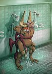 anal anal_orgasm anal_penetration anthro anthro_on_anthro anthro_penetrated anthro_penetrating anthro_penetrating_anthro balls bat bodily_fluids canid canine canis claws cum cum_in_mouth cum_inflation cum_inside cum_overflow cum_through cum_while_penetrated cumshot domestic_dog duo ejaculation erection fujiokaaika genital_fluids genitals golden_strawberry hands-free hi_res hyper inflation male male/male male_penetrated male_penetrating male_penetrating_male mammal nude open_mouth penetration penile penile_penetration penis sex shower shower_room size_difference standing standing_sex tail text tigonking2.0_(character) tongue wet wings