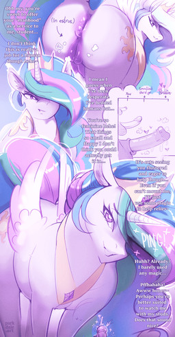 animal_genitalia animal_penis anus balls big_butt bodily_fluids butt chart crown cum cutie_mark dialogue disembodied_penis duo equine_genitalia equine_penis female feral first_person_view fur genital_fluids genitals headgear horn humiliation in_heat laugh magical_stimulation male male/female penis penis_chart penis_humiliation pity premature_ejaculation rear_view regalia small_penis_humiliation teats text vulva white_body white_fur wings parkdale friendship_is_magic hasbro my_little_pony mythology princess_celestia_(mlp) equid equine human mammal mythological_creature mythological_equine winged_unicorn english_text hi_res