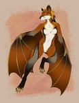 5_toes anthro digitigrade feet female fingers solo toes inkmaven bat canid canine fox hybrid mammal 2020 digital_media_(artwork)