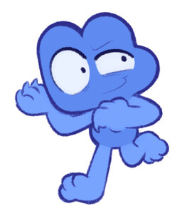 anthro blue_body blue_skin feet handpaw hindpaw male paws running simple_background smile smirk solo toony white_background clockstops3am conditional_dnp battle_for_dream_island object_shows four_(bfb) algebralian 2025 full-length_portrait hi_res portrait