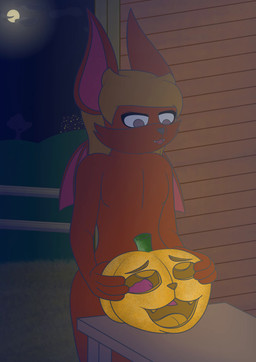after_orgasm anthro anthro_penetrating bat_ears bat_wings bodily_fluids cum cum_from_mouth cum_from_nose cum_from_penis cum_in_mouth cum_in_nose cum_in_pumpkin cum_inside cum_string cumming_while_penetrating cumpkin cumshot ejaculating_while_penetrating ejaculation ejaculation_while_penetrating fangs femboy fingers food fruit full_moon genital_fluids genitals holidays humping improvised_sex_toy jack-o'-lantern knot knot_fucking knotted_penis knotting male masturbation membrane_(anatomy) membranous_wings mismatched_canine_penis moan moon night non-canine_knot nude nude_anthro orgasm penetrating_pumpkin penetration penile penile_masturbation penile_penetration penis plant pumpkin pumpkin_fucking pumpkin_masturbation solo teeth wings moopsart lewddmon_(va) opennsfwsp_(va) pixelcarnagee_(va) squishsuccubus_(va) halloween moops_(moopsart) bat mammal 2025 2d_animation absurd_res animated digital_media_(artwork) hi_res huge_filesize loop short_playtime sound voice_acted