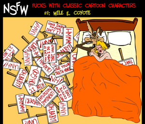after_sex anthro bed bird's-eye_view female female_human female_on_anthro furniture grunting hands_behind_head high-angle_view human_on_anthro interspecies looking_pleasured male male/female male_anthro male_on_human moan orgasm orgasms profanity sex sign sleeping text unknown_artist looney_tunes looney_tunes_cartoons the_looney_tunes_show warner_brothers wile_e._coyote human mammal english_text