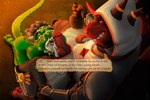 age_difference alcohol anthro beverage blush bodily_fluids clothed clothing cum dominant dominant_male duo genital_fluids genitals male male/male oral penis sex size_difference smile submissive submissive_male tail text tongue reibar bethesda_game_studios microsoft oblivion the_elder_scrolls argonian reptile scalie digital_media_(artwork) hi_res