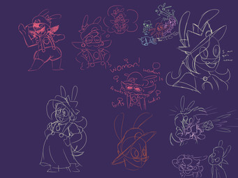 anthro arms_bent bangs bodily_fluids bottomwear buckteeth button_(fastener) clothed clothed_anthro clothed_female clothed_male clothing crown crying embarrassed empty_eyes faceplant facial_hair featureless_feet feet female female_anthro fight fist fully_clothed fully_clothed_anthro fully_clothed_female fully_clothed_male fusion gender_symbol green_line_art group gun hair half-closed_eyes hand_on_hip hand_on_own_hip hat headgear headwear holding_gun holding_object holding_ranged_weapon holding_weapon inner_monologue long_ears long_hair long_tail looking_at_another male male_anthro medium_hair mitten_hands mustache narrowed_eyes no_eyebrows open_mouth open_smile orange_line_art overalls pink_line_art purple_background purple_clothing purple_facial_hair purple_mustache purple_overalls purple_tail ranged_weapon red_facial_hair red_hair red_line_art red_mustache shirt shooting_gun simple_background sitting skirt smile smiling_at_another spines standing sweat sweaty_face symbol tail tears teeth text thinking thought_bubble tongue tongue_out topwear weapon insert-thenewbl-here cartoon_network mario_bros mario_plus_rabbids_kingdom_battle mario_plus_rabbids_sparks_of_hope nintendo raving_rabbids rayman_(series) steven_universe ubisoft rabbid_luigi rabbid_mario rabbid_peach rabbid_rosalina rabbid_yoshi clay_(species) fan_species gem_(species) hybrid lagomorph mammal rabbid 2024 4:3 colored colored_line_art crossover digital_drawing_(artwork) digital_media_(artwork) english_description english_text hi_res sketch_page