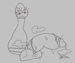 balls bedroom_eyes big_balls big_penis bodily_fluids bowling_pin butt eyelashes female genital_fluids genitals glans heart_eyes heart_symbol huge_balls huge_penis humanoid_genitalia humanoid_penis hyper hyper_balls hyper_genitalia hyper_penis lidded_eyes male musk narrowed_eyes penis precum pubes pubes_under_foreskin seductive simple_background solo stray_pubes striped_genitalia striped_penis stripes sweat sweatdrop sweaty_balls sweaty_genitalia sweaty_penis vein veiny_penis poundfulpanda wyer_bowling_(meme) fuckable_pin meme sketch