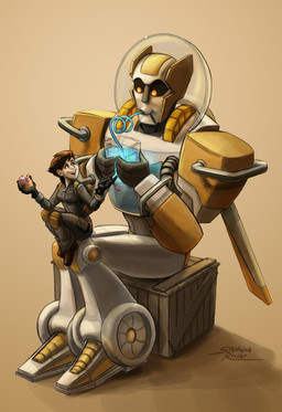 beverage black_sclera box brown_eyes brown_hair container drinking drinking_straw duo female frozen_yogurt hair machine male not_furry short silly_straw sitting smoothie white_body white_skin yellow_body yellow_eyes yellow_skin etherstar hasbro takara_tomy transformers transformers:_rescue_bots transformers_aligned_continuity blades_the_flight_bot dani_burns human mammal robot absurd_res hi_res