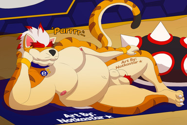 animal_genitalia anthro ball ball_tuft beach bedding belly blanket claws collar evening eyes_closed fully_sheathed genitals hair lying male moobs nipples nude outside penis sheath shell slightly_chubby solo spikes tuft conditional_dnp notkastar e621 mario_bros nintendo bowser meowser domestic_cat felid feline felis mammal 3:2