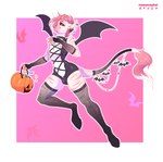 anthro bat_costume bat_wings black_clothing black_sclera bulge candy clothed clothing costume dessert ear_piercing ear_ring femboy food for_a_head fur hair halloween_costume holidays horn legwear looking_at_viewer male membrane_(anatomy) membranous_wings nipples oxe partially_clothed piercing pink_body pink_eyes pink_fur pink_hair pink_nipples pumpkin_head ring_piercing solo stockings thigh_highs wide_hips wings conditional_dnp meowcephei halloween mythology equid equine mammal mythological_creature mythological_equine object_head unicorn 2023 hi_res