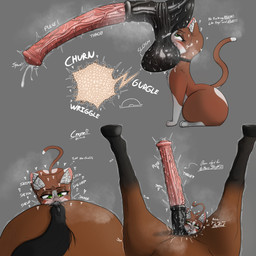 ambiguous_feral ambiguous_gender anatomically_inaccurate animal_genitalia animal_penis anus ball_worship balls balls_on_face big_penis blush bodily_fluids body_worship butt butt_sniffing collar description disembodied_penis emanata equine_genitalia equine_penis erection extreme_size_difference eyebrow_piercing faceless_character faceless_feral faceless_male facial_piercing feral flared_penis genital_fluids genital_worship genitals grey_background hooves huge_penis internal internal_balls larger_feral larger_male looking_pleasured male male/ambiguous male_feral medial_ring monotone_background musk_worship musky_balls musky_penis onomatopoeia penile penis penis_worship piercing precum precum_bead precum_squirt puffy_anus quadruped saggy_balls saliva servicing_from_below simple_background sitting size_difference smaller_ambiguous smaller_feral sniffing sound_effects sweat sweaty_balls sweaty_genitalia sweaty_penis talking_to_self text throbbing throbbing_penis toony unguligrade vein veiny_balls veiny_penis cr4vr0 domestic_cat equid equine felid feline felis horse mammal 1:1 absurd_res colored digital_media_(artwork) english_text hi_res multiple_scenes shaded signature female_(lore)