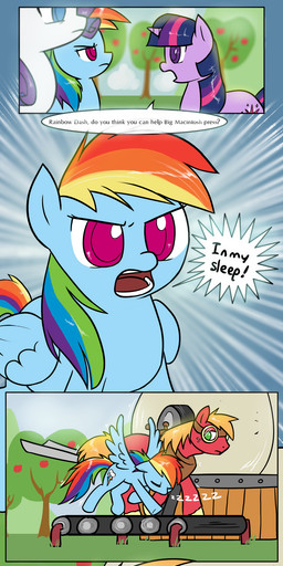 apple big_macintosh_(mlp) blonde_hair blue_eyes blue_fur cloud comic cutie_mark dialog english_text equine eyes_closed eyewear female feral friendship_is_magic fruit fur goggles green_eyes group hair horn horse male multi-colored_hair my_little_pony outside pegasus pony purple_eyes purple_fur purple_hair rainbow_dash_(mlp) rainbow_hair rarity_(mlp) red_fur running sky sleeping text treadmill tree twilight_sparkle_(mlp) two_tone_hair unicorn valcron white_fur wings wood
Rating: Safe
Score: 10
User: Gilda_The_Gryphon
Date: September 20, 2012