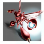 ambiguous_gender anthro solo wings biri riot41 nintendo pokemon generation_2_pokemon pokemon_(species) scizor 1:1 2009 hi_res