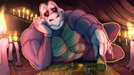 anthro bone bottomwear candle clothing gloves handwear looking_at_viewer male muscular muscular_anthro muscular_male open_mouth pants pecs shell skeleton solo tabletop_game ane2 mario_bros mr_beast_(meme) nintendo dry_himbones animated_skeleton dry_bones koopa koopa_troopa reptile scalie turtle undead 16:9 absurd_res digital_media_(artwork) hi_res widescreen