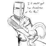 1:1 2013 anthro armor balls black_and_white blushbutt digital_drawing_(artwork) digital_media_(artwork) duo english_text erection female happy human human_on_anthro imminent_sex interspecies knight kobold larger_male looking_up male male/female mammal monochrome nude penis scalie sex simple_background size_difference sketch smaller_female stand_and_carry_position standing standing_sex text warrior white_background