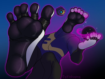 after_transformation black_hole cosmic_flesh feet first_person_view foothand foothead machine magic_user male solo fetishame bungie destiny_(series) android exo humanoid robot 4:3 absurd_res hi_res