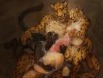 2017 4_toes anthro areola ball_fondling ball_grab balls big_balls big_penis black_body black_fur black_nose bodily_fluids breasts cheetah chest_tuft claws conditional_dnp cum cum_in_mouth cum_inside cum_on_arm cum_on_balls cum_on_belly cum_on_body cum_on_chest cum_on_face cum_on_hand cum_on_leg cum_on_penis cum_on_self cum_taste digital_media_(artwork) digital_painting_(artwork) erection excessive_cum excessive_genital_fluids eyes_closed fangs feet felid feline female fingerless_(marking) fondling fur genital_fluids genitals green_body green_fur grope group group_sex hair hand_on_balls hand_on_hip hand_on_penis huge_balls huge_penis hyper hyper_balls hyper_genitalia hyper_penis jasiri larger_male licking licking_cum looking_at_viewer male male/female mammal messy multicolored_body multicolored_fur nipples nude oouna open_mouth oral pantherine penile penile_spines penis penis_lick sex sharp_teeth size_difference smaller_female spots tail teeth thick_penis threesome toes tongue tongue_out trio tuft vein veiny_penis whiskers white_body white_fur yellow_body yellow_fur