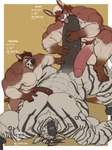 5_fingers 5_toes abs anthro anthro_on_anthro arched_back areola backwards_baseball_cap backwards_hat balls baseball_cap baseball_cap_only beard biceps big_balls big_muscles big_pecs big_penis biped black_areola black_body black_claws black_eyebrows black_feet black_fingernails black_fur black_glans black_hair black_hands black_mane black_nails black_nipples black_nose black_penis black_snout black_stripes bodily_fluids border brown_body brown_eyes brown_feet brown_finger_claws brown_fur brown_hair brown_hands brown_nose brown_toe_claws claws clothing colored_nails countershade_face countershade_fur countershade_torso countershading deltoids erection eyebrows facial_hair feet finger_claws fingernails fingers foreskin fur furgonomic_hat furgonomic_headwear furgonomics genital_fluids genitals glans gloves_(marking) green_eyes group group_sex hair hand_on_another's_chest hand_on_another's_penis hand_on_chest hand_on_penis handjob hat hat_only headgear headgear_only headwear headwear_only huge_muscles huge_penis humanoid_feet humanoid_genitalia humanoid_hands humanoid_penis hybrid_genitalia hybrid_penis hyper hyper_genitalia hyper_penis imperial_unit interspecies kneeling larger_anthro larger_male leg_markings licking looking_at_viewer looking_down_at_another lying male male/male male_anthro mane markings measurements medial_ring medial_ringed_humanoid_penis medial_ringed_hybrid_penis monotone_background mostly_nude mostly_nude_anthro mostly_nude_male multicolored_body multicolored_fur multicolored_hair multicolored_mane muscle_size_difference muscular muscular_anthro muscular_male nails navel nipples nude nude_anthro nude_male number on_back open_mouth open_smile oral partially_retracted_foreskin pecs penile penis penis_lick penis_size_difference pink_glans pink_nose pink_penis pink_tongue plantigrade precum pubes red_beard red_body red_eyebrows red_facial_hair red_fur red_hair red_pubes retracted_foreskin sex simple_background size_difference smaller_anthro smaller_male smile smiling_at_viewer socks_(marking) stated_height stated_weight striped_body striped_fur stripes tail tan_body tan_countershading tan_fur tan_inner_ear teeth text threesome toe_claws toes tongue tongue_out triceps trio tusks two-handed_handjob two_tone_body two_tone_fur two_tone_hair two_tone_mane vein veiny_penis white_body white_border white_fur white_hair white_mane white_pubes yellow_background yellow_eyes oldshep andrew_jr curtis_(oldshep) tristan_(oldshep) deer equid equine kangaroo macropod mammal marsupial red_kangaroo water_deer zebra character_name digital_media_(artwork) english_text hi_res