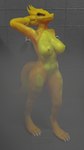 anthro female nude shower solo infernusarts samzan_(modeler) mythology undertale undertale_(series) alphys dragon mythological_creature mythological_scalie scalie 3d_(artwork) 9:16 blender_(artwork) digital_media_(artwork) hi_res