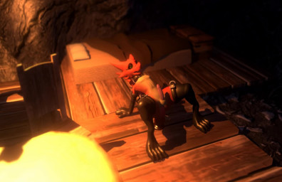 abdominal_bulge anal anal_masturbation anal_penetration anthro clothing collar dildo dildo_sitting genitals kneeling legwear male masturbation open_mouth penetration penis screencap sex_toy solo thigh_highs toying_self xeth kobold lizard reptile scalie 3d_(artwork) 3d_animation animated digital_media_(artwork) hi_res high_framerate long_playtime no_sound video