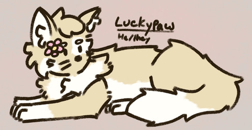 ambiguous_gender feral fur lying multicolored_body multicolored_fur on_front pronouns solo two_tone_body two_tone_fur white_body white_fur yellow_body yellow_fur leafwing_(artist) warriors_(book_series) fan_character domestic_cat felid feline felis mammal 2026 hi_res model_sheet