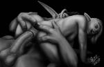 anal anal_fingering anus blizzard_entertainment butt duo erection female fingering gaping gaping_anus genitals greyscale hi_res humanoid humanoid_on_humanoid humanoid_pointy_ears kresto male male/female male_penetrating monochrome not_furry penetration penis pussy signature smaller_version_at_source spreading troll_(mythology) vaginal vaginal_penetration warcraft