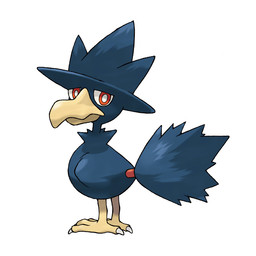 ambiguous_gender beak beak_closed black_body black_feathers black_tail blue_body blue_feathers blue_tail claws feathers looking_back mouth_closed red_eyes simple_background solo tail toe_claws white_background white_sclera yellow_beak ken_sugimori nintendo pokemon avian generation_2_pokemon murkrow pokemon_(species) 1:1 full-length_portrait official_art portrait
