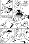 2:3 animal_genitalia animal_penis anthro anthro_on_anthro balls bodily_fluids breast_play breasts brown_wantholf canine_genitalia canine_penis comic cum cumshot cunnilingus dialogue duo ejaculation elephant elephantid english_text erection female genital_fluids genitals karno knot male male/female mammal monochrome nipples nude oral orgasm overweight pen_(artwork) penis proboscidean proboscis_(anatomy) sex text titfuck traditional_media_(artwork) trunk trunk_(anatomy) trunk_play trunk_sex trunkjob two_ton_tina two_tons_of_fun vaginal