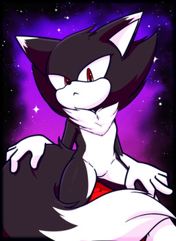bigtail fluffy fluffy_chest fluffy_tail hand_on_leg male multicolored_body nude quill_hair red_eyes simple_background solo star tail thick_thighs touching_tail wide_hips xxkenthewolfxx sega sonic_the_hedgehog_(series) fan_character kenthewolf canid canine canis mammal wolf hi_res