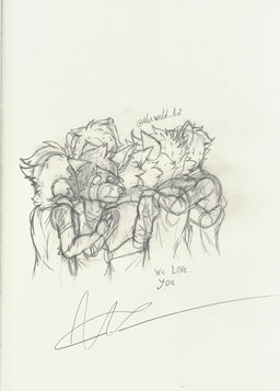 anthro bodily_fluids crying female group group_hug hug hugging_another male simple_background tears alexworld_art amorous coby_(amorous) dustin_(amorous) fan_character lex_(amorous) seth_(amorous) skye_(amorous) avian bird canid canine canis cockatiel cockatoo domestic_dog felid feline fox herding_dog husky lion malinois_dog mammal nordic_sled_dog pantherine parrot pastoral_dog sheepdog spitz tiger absurd_res hi_res monochrome traditional_media_(artwork)
