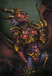 anthro armor female horn solo conditional_dnp inert-ren blizzard_entertainment mythology warcraft alexstrasza dragon lizard mythological_creature mythological_scalie reptile scalie hi_res