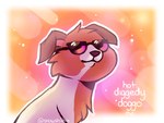 ambiguous_gender border brown_body brown_ears brown_fur brown_nose eyewear feral front_view fur glasses gradient_background multicolored_body multicolored_fur simple_background snout solo sunglasses text wearing_glasses wearing_sunglasses white_border white_text snowshiba_(artist) canid canine canis domestic_dog mammal 2016 bust_portrait colors!_3d_(artwork) digital_media_(artwork) english_text icon meme portrait reaction_image