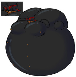 anthro belly belly_expansion belly_inflation big_belly big_butt big_moobs black_body black_ears black_eyelids black_hair black_nose blush body_inflation butt butt_expansion close-up expansion hair huge_belly huge_butt huge_moobs hyper hyper_belly hyper_butt hyper_inflation hyper_moobs immobile inflation male moob_expansion moobs multicolored_hair nipples red_eyes red_hair simple_background solo tan_inner_ear tan_nipples white_background hakutsundu sega sonic_the_hedgehog_(series) shadow_the_hedgehog eulipotyphlan hedgehog mammal 2024 colored digital_media_(artwork) hi_res shaded
