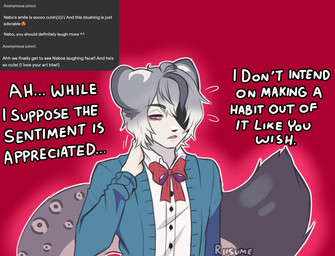 anthro clothed clothing dialogue eye_patch eyewear male partially_clothed pawpads solo text riisume felid leopard mammal pantherine snow_leopard comic english_text hi_res