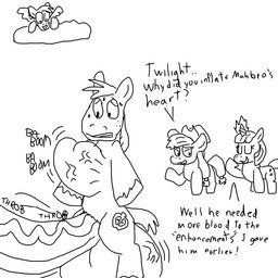 1000_hours_in_ms_paint balls big_balls big_heart_(organ) big_penis black_text cardiophilia cutie_mark erection feathered_wings feathers female feral genitals group hair heart_expansion heart_symbol heartbeat hooves horn huge_balls huge_heart_(organ) huge_penis hyper hyper_balls hyper_genitalia hyper_penis magic male nude open_mouth open_smile penis quadruped smile sparkles tail text throb what_has_magic_done what_has_science_done wings fieron friendship_is_magic hasbro my_little_pony mythology applejack_(mlp) big_macintosh_(mlp) rainbow_dash_(mlp) twilight_sparkle_(mlp) earth_pony equid equine horse mammal mythological_creature mythological_equine pegasus pony unicorn 1:1 2013 black_and_white digital_media_(artwork) english_text monochrome