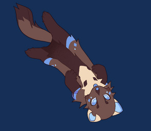 blue_body blue_eyes blue_fur brown_body brown_fur feral fur rolling simple_background solo tan_body tan_fur tongue tongue_out transparent_background vinqock hawkpool gulonine mammal marten mustelid musteline pine_marten 2025 alpha_channel animated shaded simple_shading