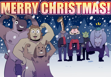 2_penises anthro black_penis bottomwear brown_body brown_fur brown_hair brown_mane casual_nudity clothed clothed_anthro clothed_male clothing coat day dorsal_fin erection eyes_closed fin flaccid flexing flexing_bicep flexing_both_biceps footwear front_view frown fully_clothed fur genitals green_body green_fur green_hair grey_body grey_penis group hair hat headgear headwear holding_clothing holding_object holidays horn long_neck looking_at_viewer male male/male male_anthro mane merry_christmas multi_genitalia multi_penis muscular navel nipples nude nude_anthro nude_male ossicone outdoor_nudity outside pants penis pink_body plantigrade pubes public public_nudity removing_pants sad scarf shoes smile smiling_at_viewer snow snowing social_nudity standing tail tail_motion tailwag text thick_penis topwear undressing yellow_body t0l0k christmas andrew_(t0l0k) dasher_(t0l0k) isaac_(t0l0k) octavio_(t0l0k) roy_(t0l0k) scott_(t0l0k) ted_(t0l0k) aquatic canid canine canis deer domestic_cat domestic_dog domestic_pig felid feline felis fish giraffe giraffid lion mammal new_world_deer pantherine reindeer shark suid suine sus_(pig) 2024 absurd_res digital_media_(artwork) english_text flat_colors hi_res