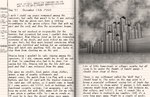 anomaly building building_destruction cloud desert destruction diary inventory journal list paper pillar post-apocalyptic sand sky survival text wall_(structure) zero_pictured from_the_archives english_text hi_res monochrome sketch story