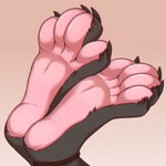 anklet anklet_only anthro feet foot_fetish foot_focus full_foot_pawpads full_pad fur grey_body grey_fur jewelry male paws paws_only pink_soles plantigrade kazutsu ra'deer cervine deer mammal 1:1 2018 low_res