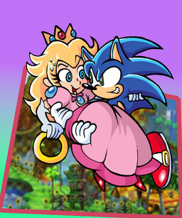alternative_fashion anthro blue_body clothed clothing crown dress duo female headgear hime_lolita j-fashion lolita_(fashion) male pink_clothing pink_dress cosmicseternity mario_bros nintendo sega sonic_the_hedgehog_(series) princess_peach sonic_the_hedgehog eulipotyphlan hedgehog human mammal hi_res