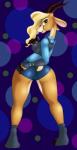 abstract_background anthro breasts butt butt_pose camel_toe cosplay curvy_figure electronics female hand_on_hip holding_object lips lipstick looking_at_viewer looking_back makeup microphone performer pose rear_view singer solo thick_bottom_lip voluptuous neronova disney zootopia gazelle_(zootopia) judy_hopps antelope bovid gazelle grant's_gazelle mammal nanger true_antelope 2016 absurd_res hi_res