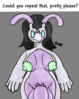 anthro balls caption caption_box facial_tattoo genitals green_nipples gynomorph intersex majin_mark nipples nude penis pubic_tattoo solo tattoo widow's_peak ishitmypants dragon_ball dragon_ball_z nintendo pokemon gastropod generation_6_pokemon mollusk pokemon_(species) sliggoo slug meme trans_(lore) trans_woman_(lore)