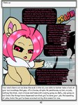 absurd_res anthro cinccino dialogue english_text esther_(rodent_powered) female first_person_view fur generation_5_pokemon hair hi_res inside lipstick makeup narration nintendo pink_hair pokemon pokemon_(species) pokemon_mystery_dungeon rodent_powered_(softestpuffss) shove softestpuffss solo speech_bubble spike_chunsoft text wall_(structure)
