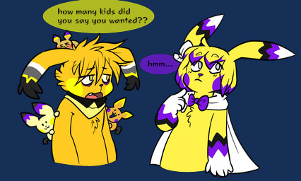 5_fingers age_difference ambiguous_gender anthro arm_markings bangs black_ear_tips black_markings black_nose blonde_eyebrows blonde_hair bow_tie cape carrying_another cheek_spots closed_frown clothing dialogue dipstick_ears dot_eyes ear_markings eye_through_hair eyebrow_through_hair eyebrows fangs female fingers frown fur grey_eyes grey_markings group hair kerchief long_ears looking_at_another looking_at_partner male markings medium_hair mouth_closed multicolored_body multicolored_ears multicolored_fur multicolored_hair narrowed_eyes neckerchief neckwear no_pupils older_anthro older_female older_male open_mouth open_smile pink_tongue purple_bow_tie purple_ear_tips purple_hair purple_nose short_hair simple_background simple_eyes smile speech_bubble squint standing teeth text thinking tired tired_eyes tongue translucent translucent_hair transparent_background two_tone_hair white_cape white_clothing white_ear_tips yellow_body yellow_cheeks yellow_ear_tips yellow_eyes yellow_fur yellow_kerchief yellow_neckerchief young young_anthro younger_ambiguous younger_anthro toasterwitch nintendo pokemon rainbow-chus fan_character liam_(monipandas) puck_(toasterwitch) generation_1_pokemon generation_2_pokemon pichu pikachu pokemon_(species) 2018 alpha_channel digital_drawing_(artwork) digital_media_(artwork) english_description english_text flat_colors hi_res father_(lore) father_and_child_(lore) mother_(lore) mother_and_child_(lore) parent_(lore) parent_and_child_(lore)