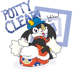 anthro barefoot butt cheek_tuft clothed clothing collar diaper diaper_fetish duo facial_tuft feces feet fur implied_scat looking_at_viewer looking_back male messy one_eye_closed pantsless pantsless_anthro partially_clothed pooping potty potty_chair potty_failure potty_time potty_training potty_use rear_view sagging_diaper shirtless shirtless_anthro shirtless_male sitting sitting_on_potty soiled_diaper soiling soiling_diaper tail toilet_play tongue tongue_out tuft unaware_tease unclean_diaper used_diaper using_diaper wink winking_at_viewer boredomwithfriends bandai_namco klonoa_(series) klonoa hi_res